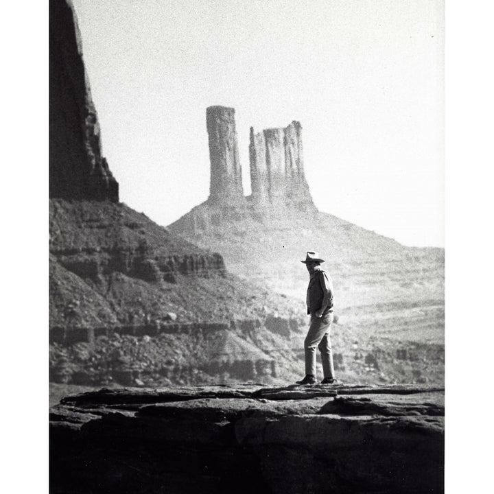 John Wayne on location in Utah Photo Print Image 1