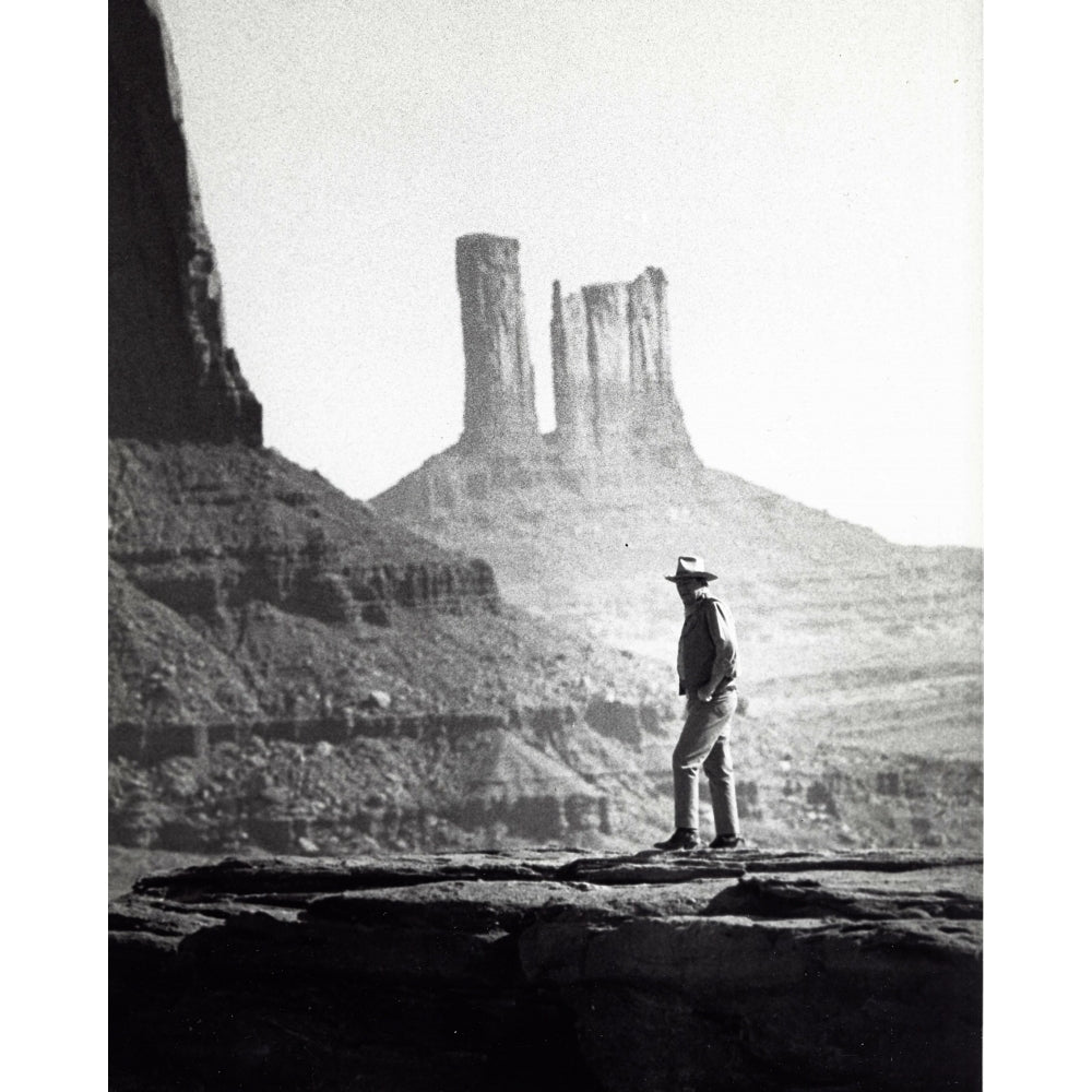 John Wayne on location in Utah Photo Print Image 2