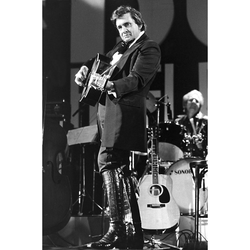 Johnny Cash on stage Photo Print Image 2