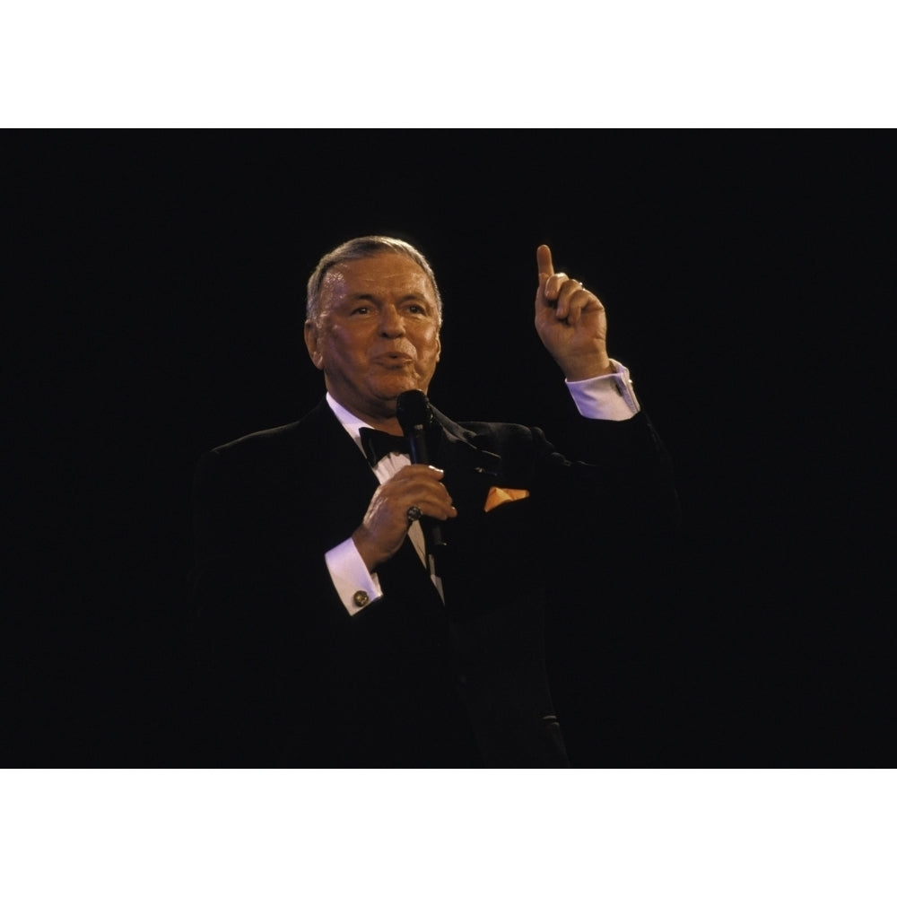 Frank Sinatra performing on stage Photo Print Image 2