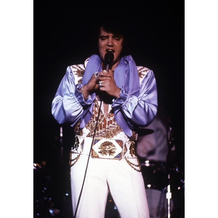 Elvis Presley performing on stage Photo Print Image 1