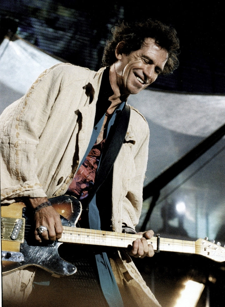 Keith Richards of The Rolling Stones performing on stage Photo Print Image 1