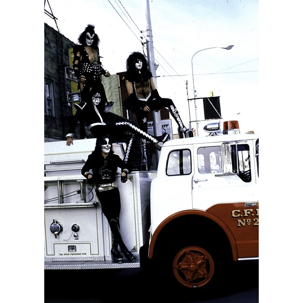 KISS on a fire engine Photo Print Image 2