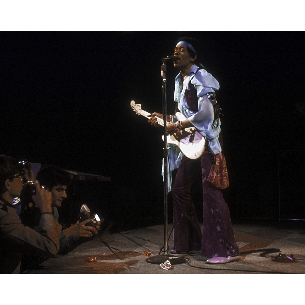 Jimi Hendrix on stage Photo Print Image 2