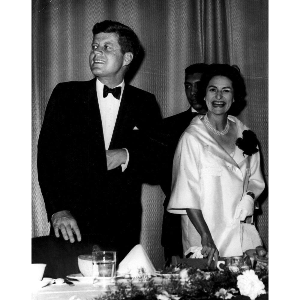 Lady Bird Johnson and John F Kennedy Photo Print Image 2