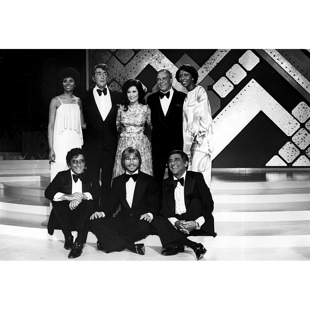 Frank Sinatra Dean Martin Loretta Lynn Leslie Uggams Natalie Cole Tony Bennet John Denver and Robert Merril Photo Image 2