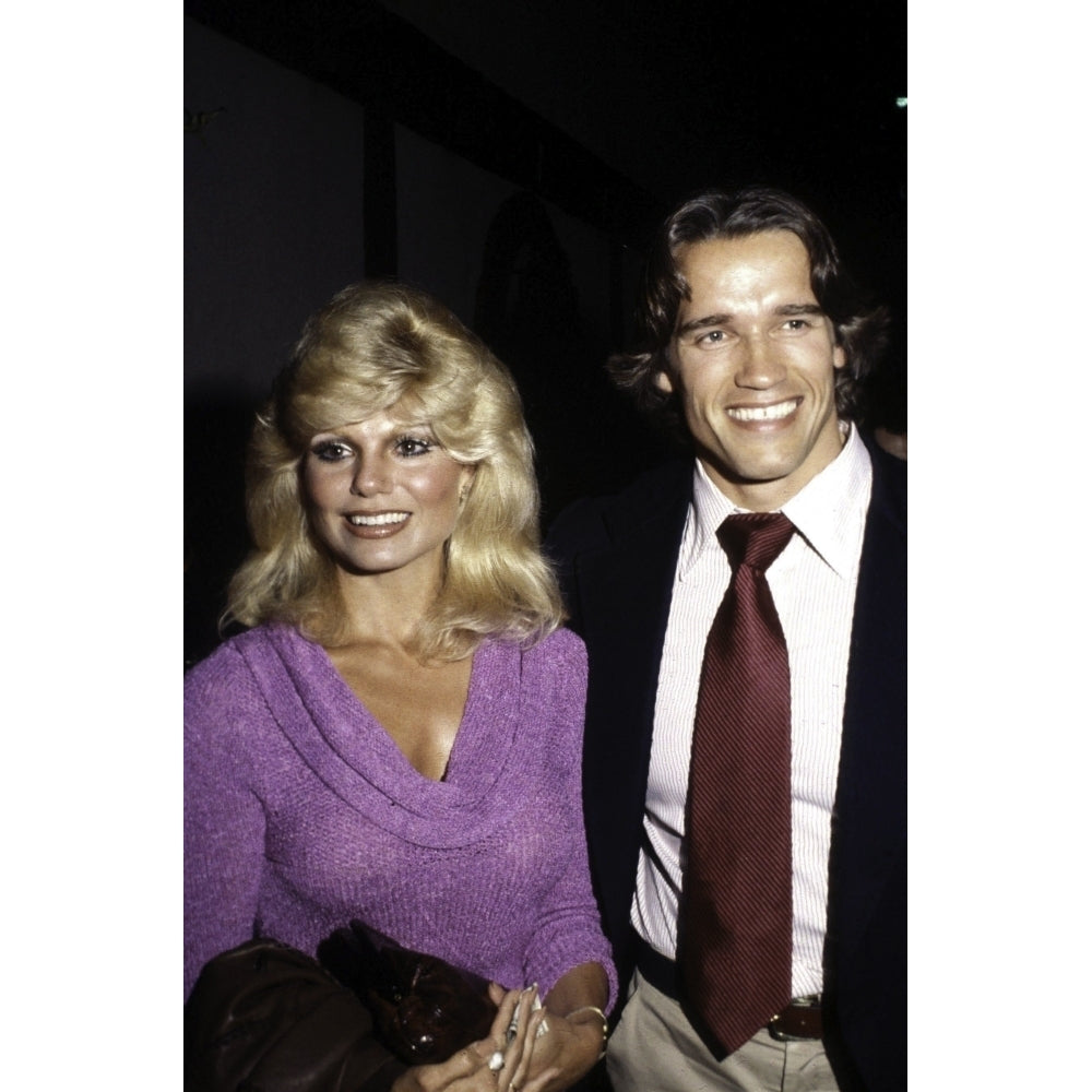 Arnold Schwarzenegger and Loni Anderson Photo Print Image 2