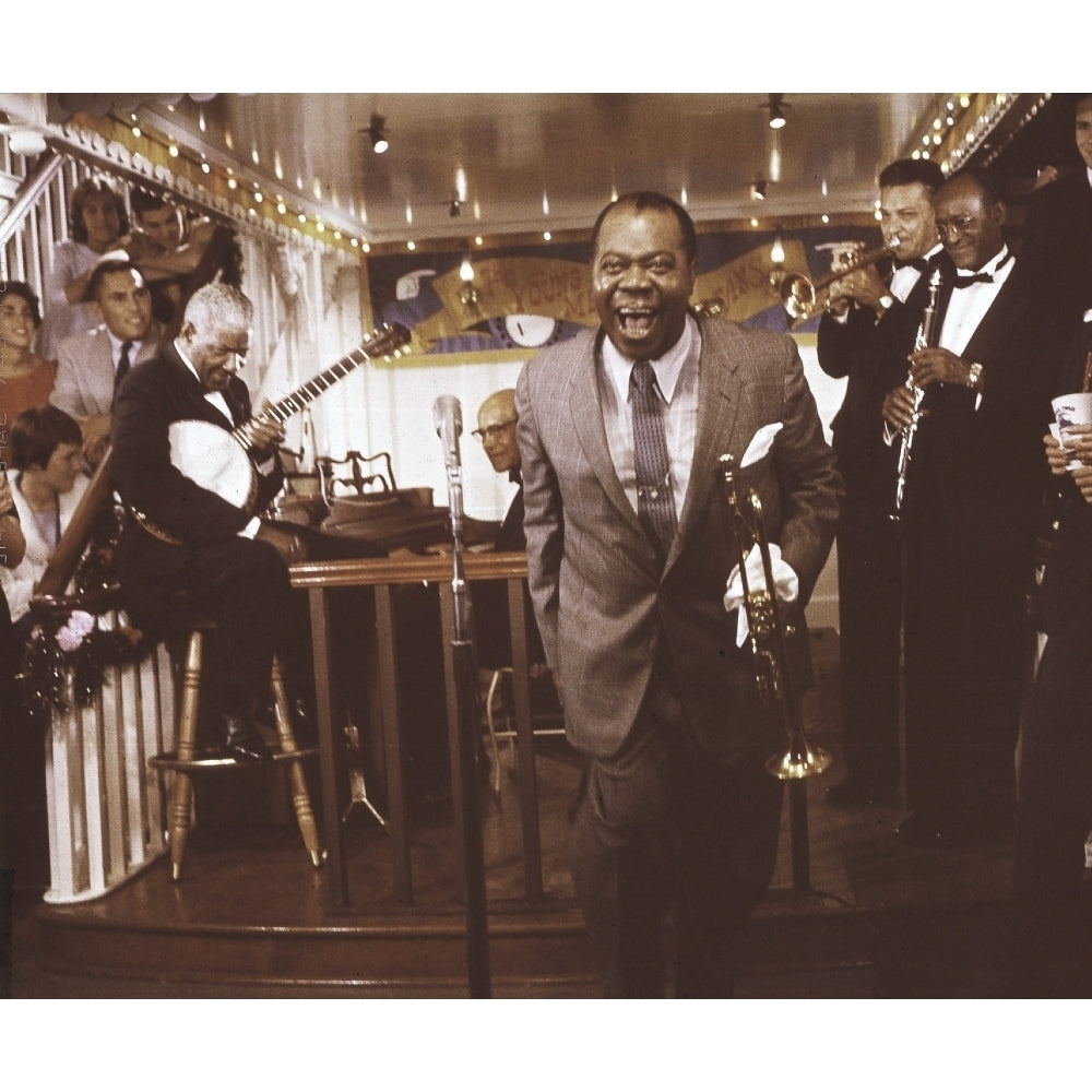 Louis Armstrong performing Photo Print Image 2