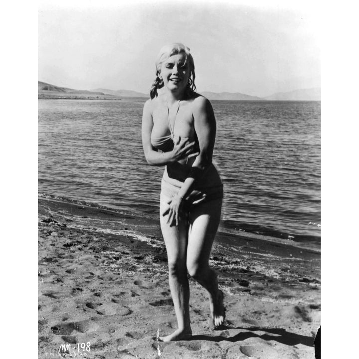 Marilyn Monroe at the beach Photo Print Image 2