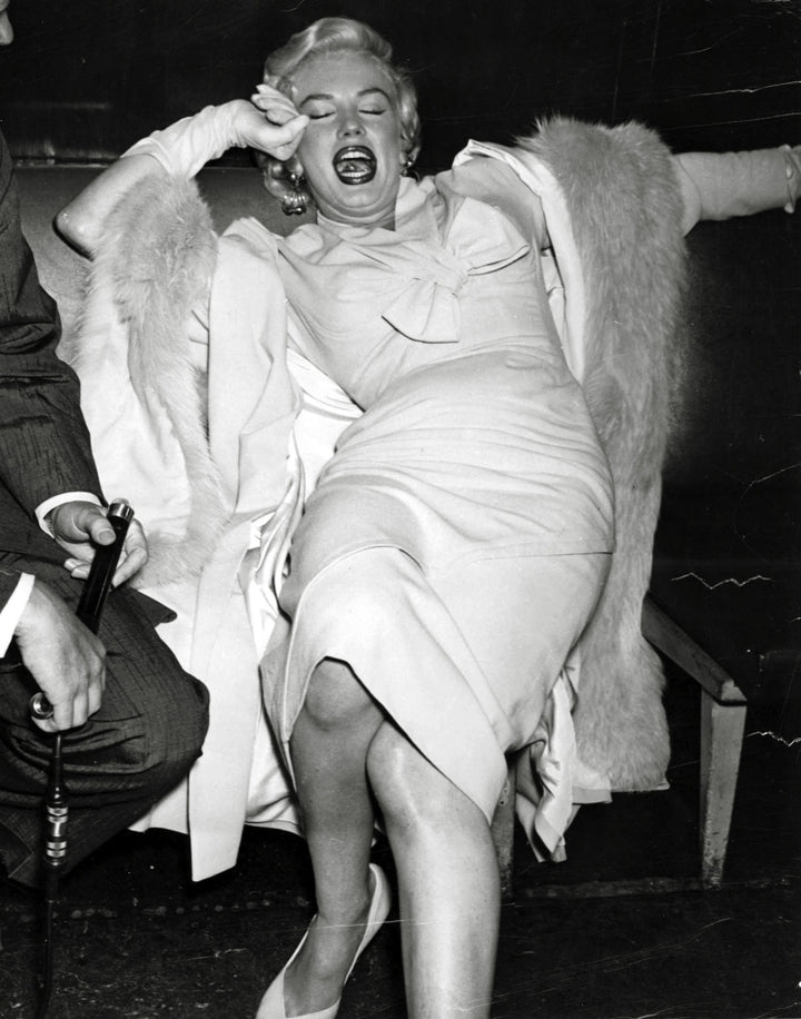 Marilyn Monroe yawning Photo Print Image 1