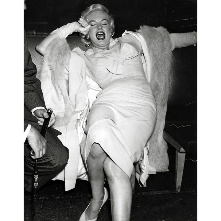 Marilyn Monroe yawning Photo Print Image 2