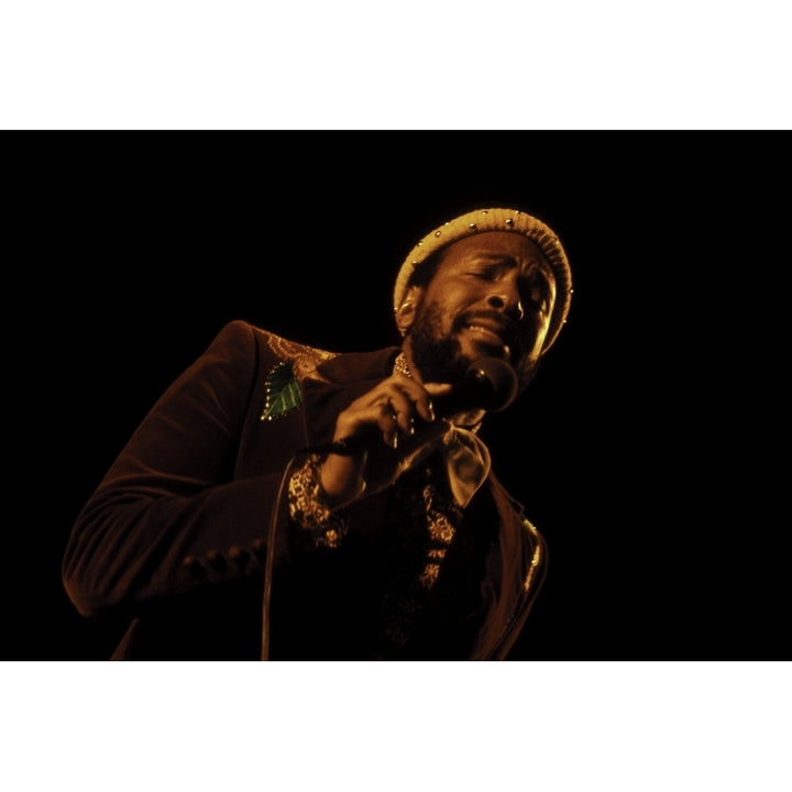 Marvin Gaye performing on stage Photo Print Image 2