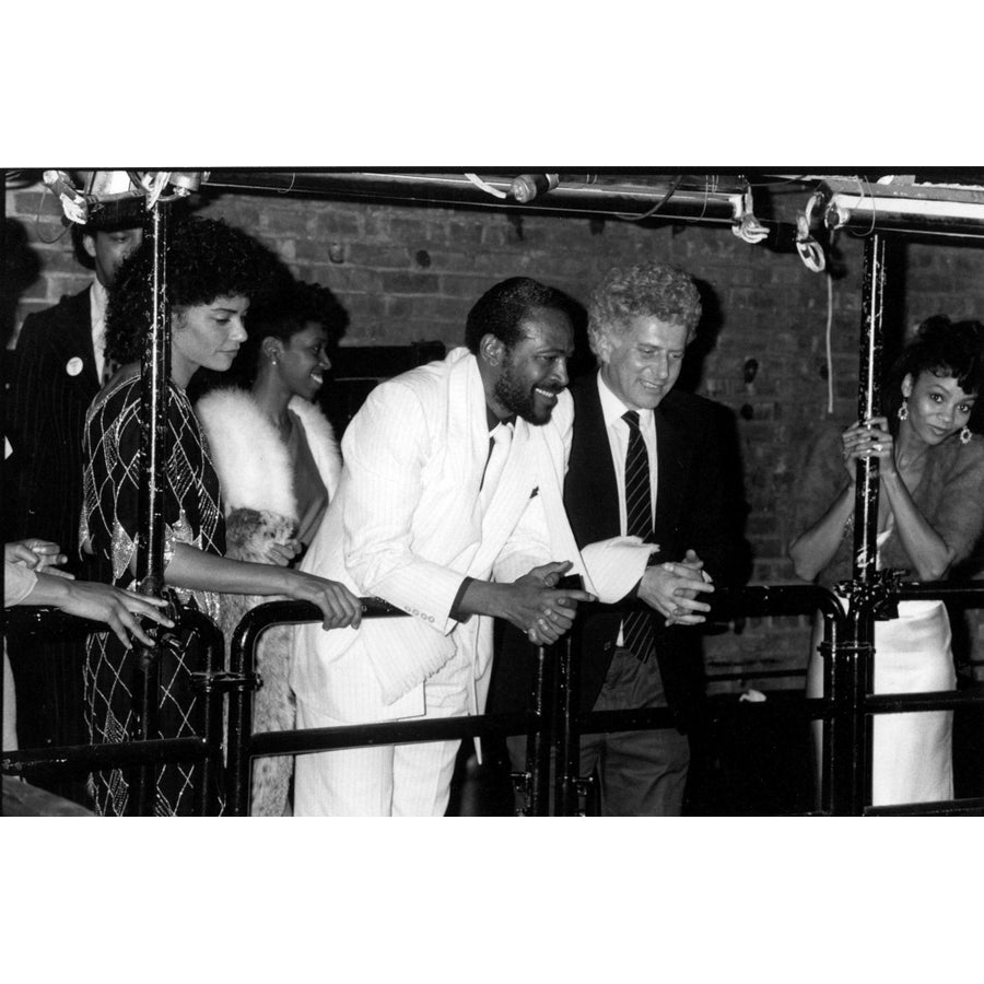 Marvin Gaye and Mark Fleishman at Studio 54 Photo Print Image 1