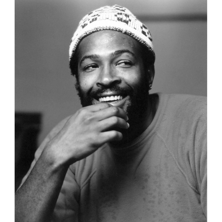 Marvin Gaye smiling wearing a hat Photo Print Image 1