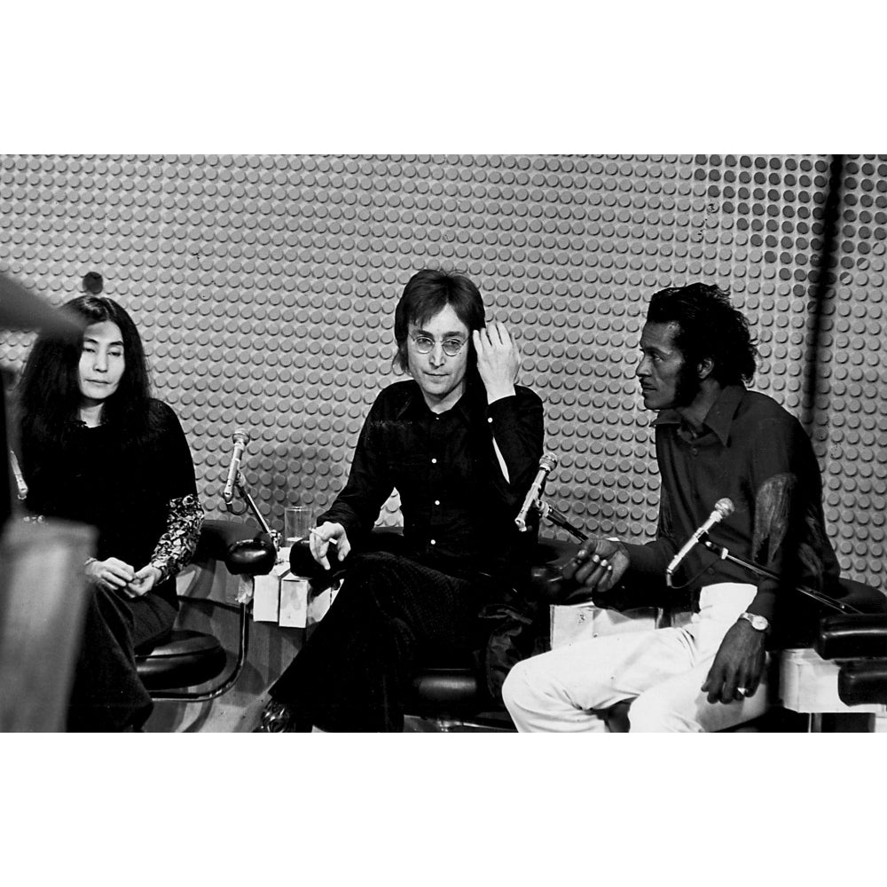 John Lennon Yoko Ono and Chuck Berry Photo Print Image 2