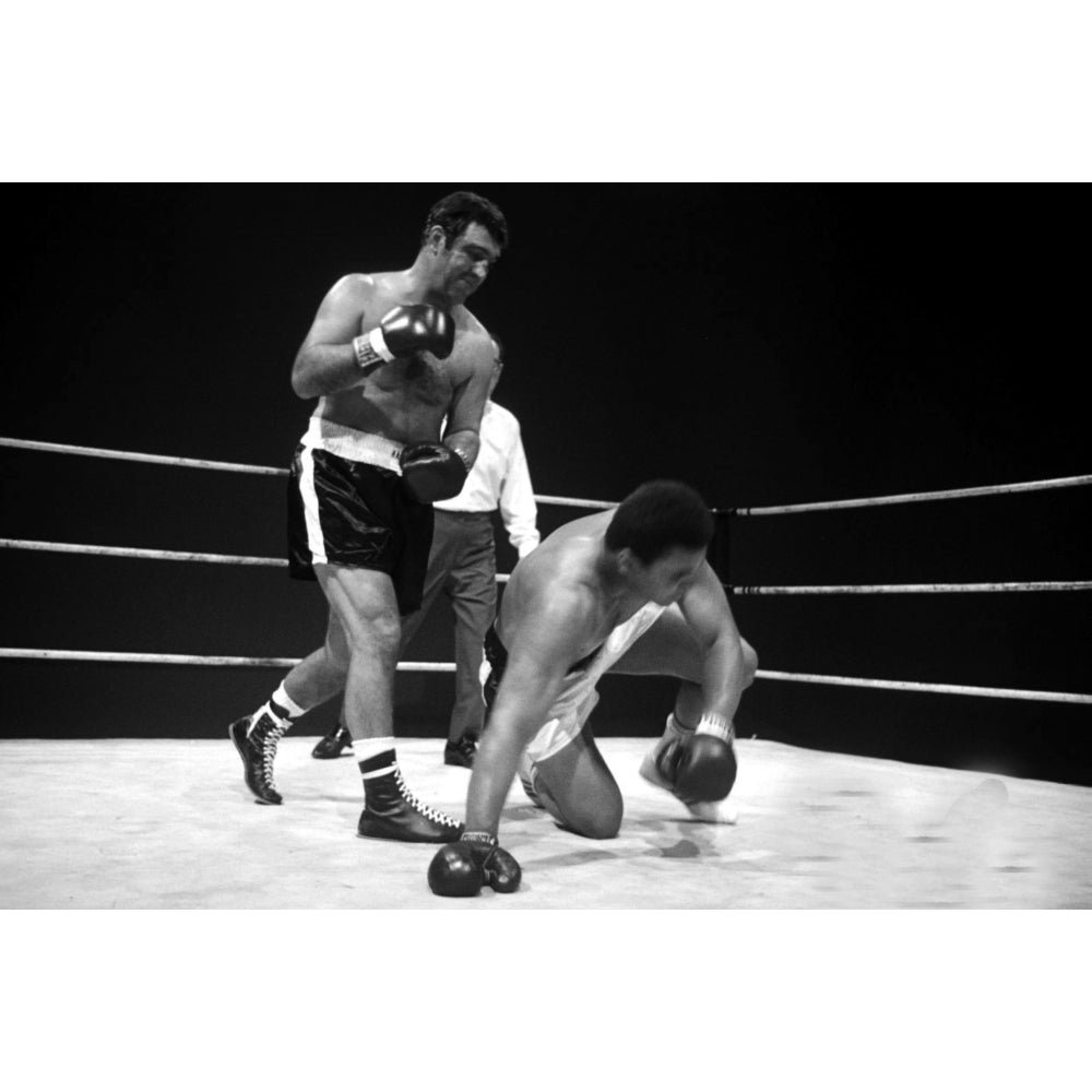 Muhammad Ali fighting Rocky Marciano Photo Print Image 2