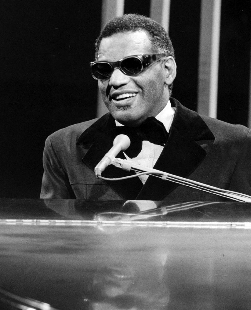 Ray Charles performing on stage Photo Print Image 1