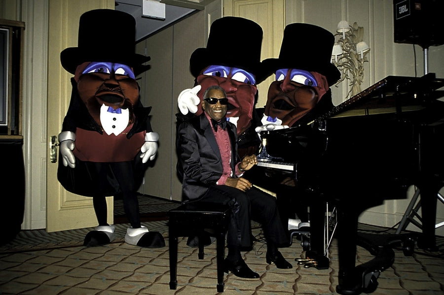 Ray Charles and The California Raisins Photo Print Image 1