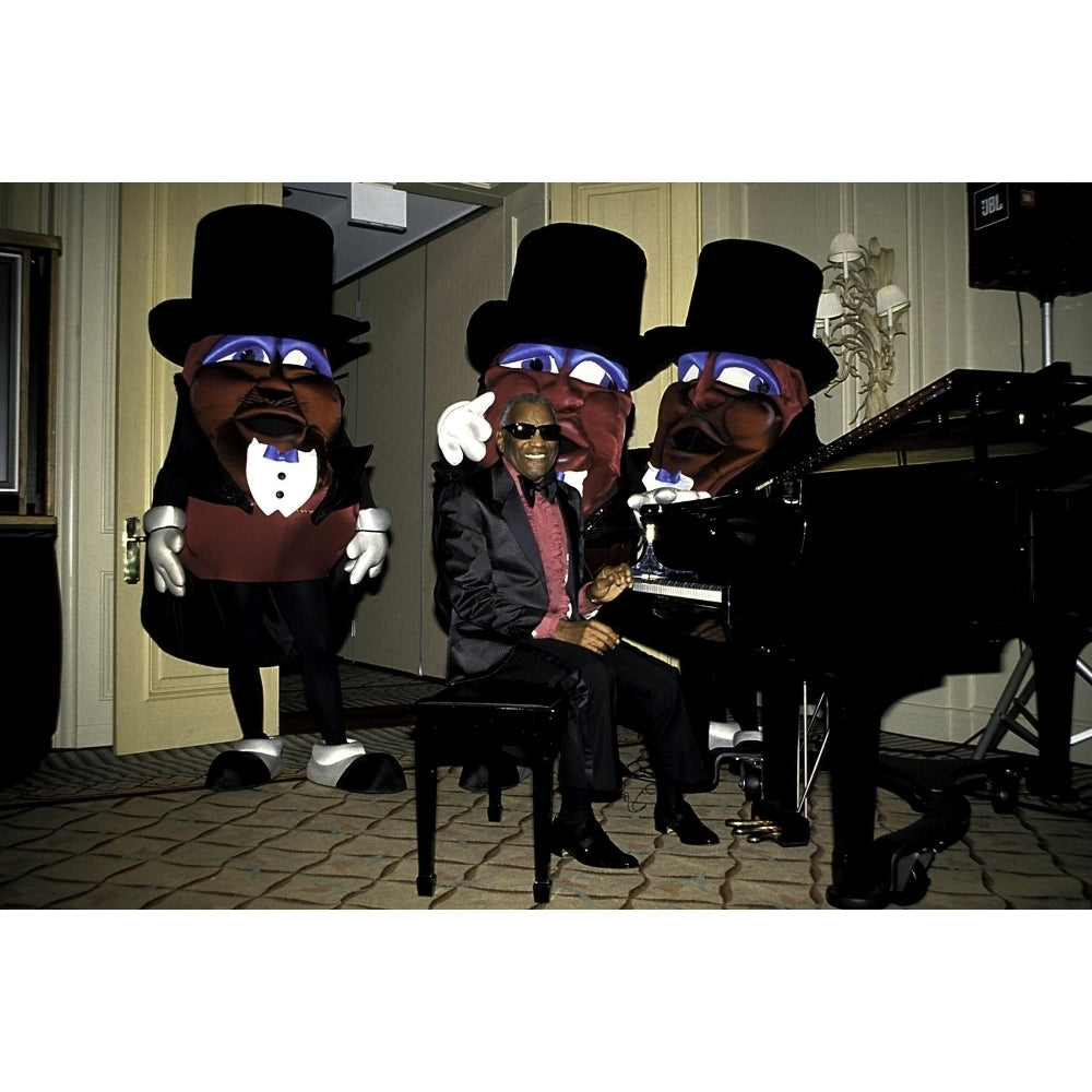 Ray Charles and The California Raisins Photo Print Image 2