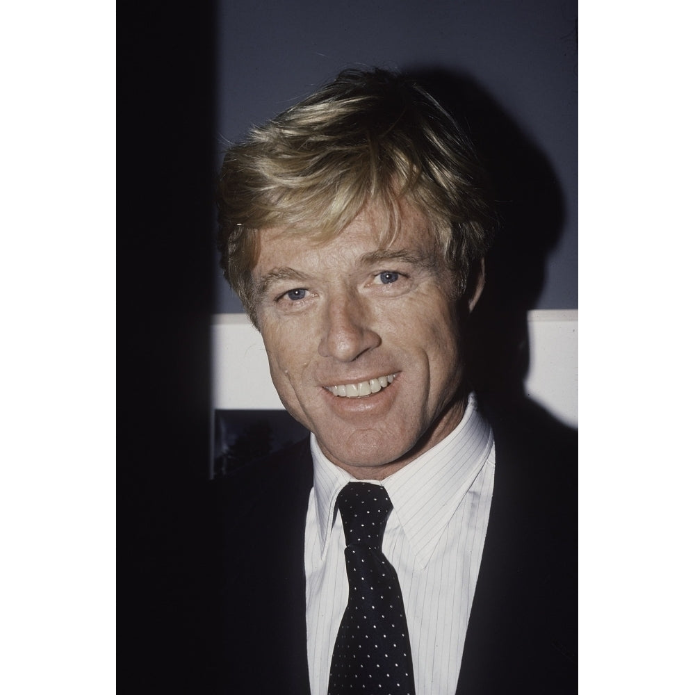 Robert Redford wearing a black tie Photo Print Image 1