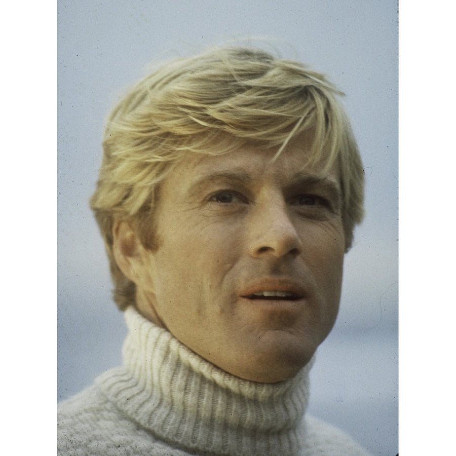 Robert Redford in white turtleneck Photo Print Image 1