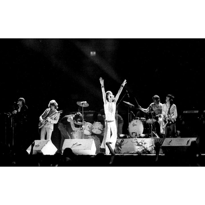 The Rolling Stones performing on stage Photo Print Image 1