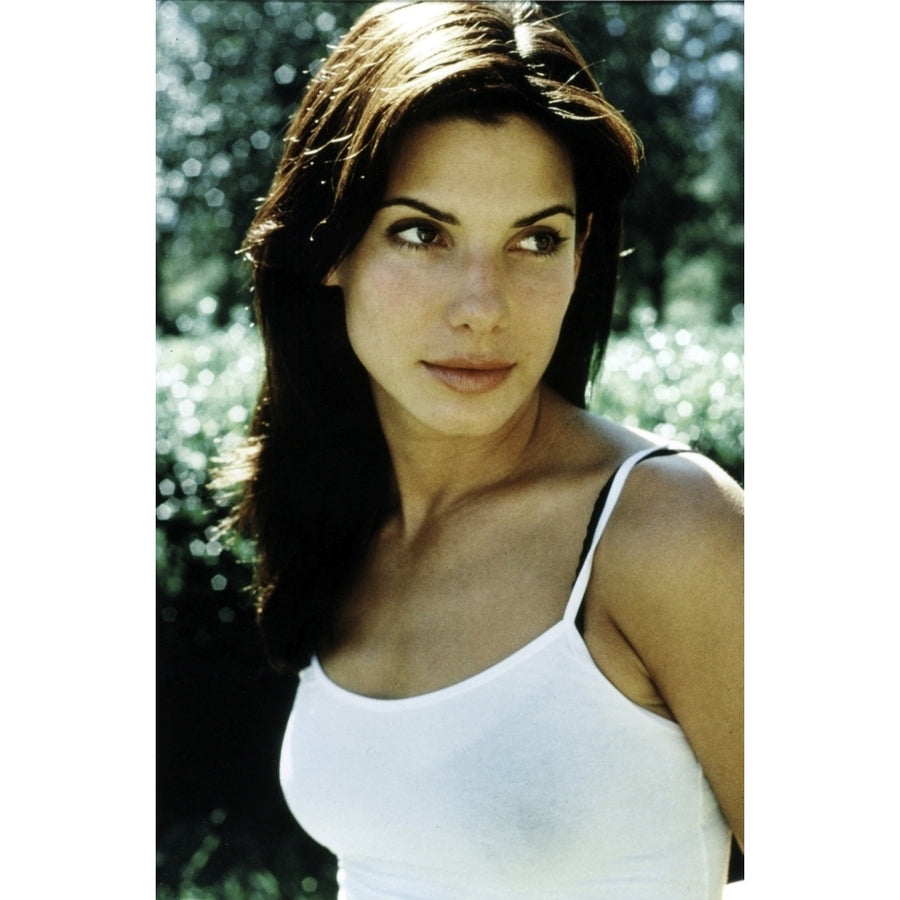 Sandra Bullock wearing casual clothing outdoors Photo Print Image 1