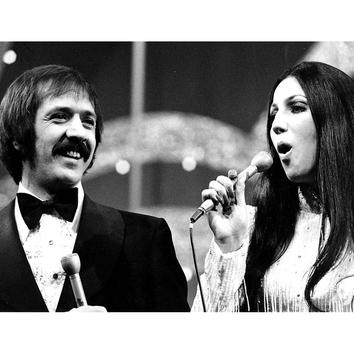 Sonny and Cher on stage Photo Print Image 1