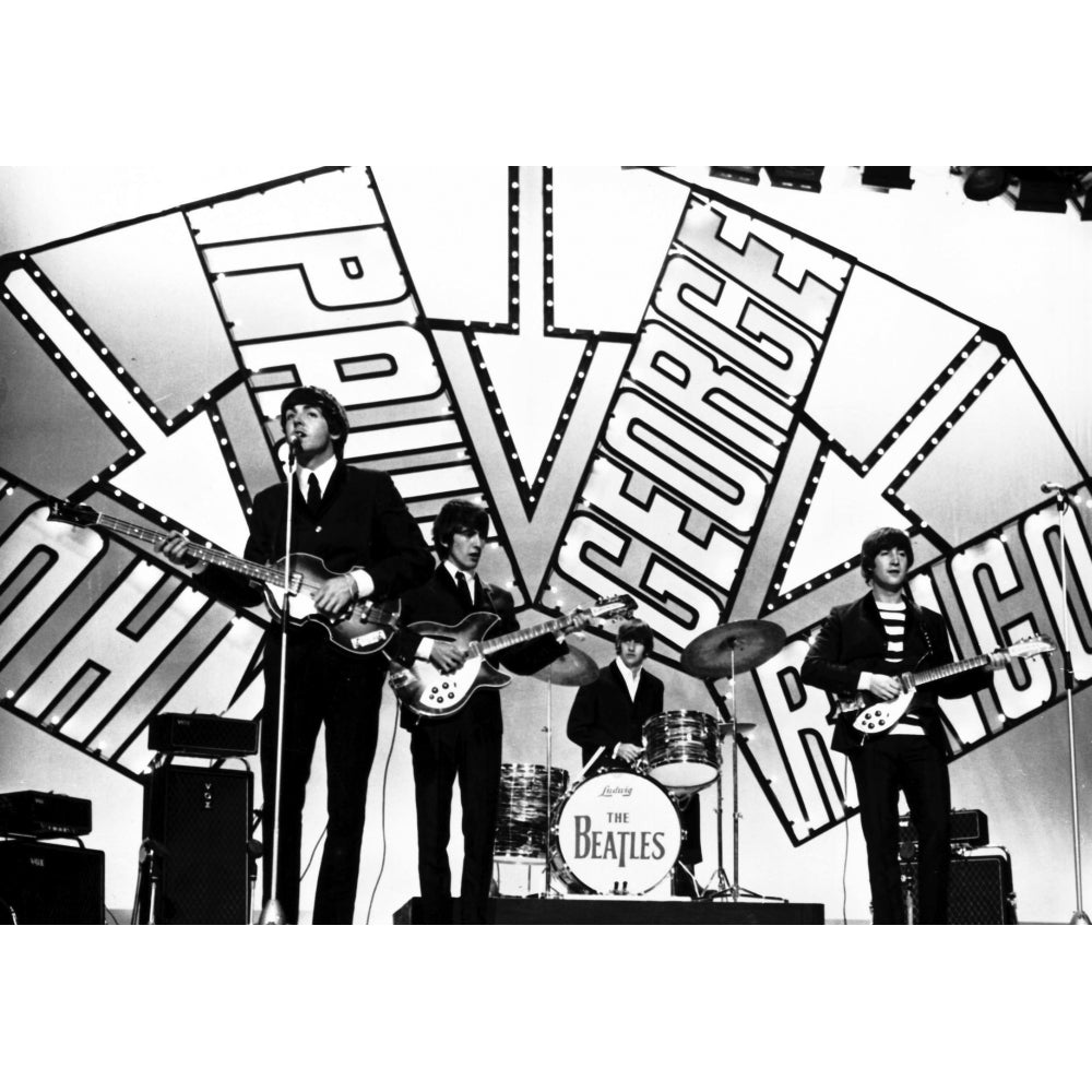 The Beatles performing Photo Print Image 2