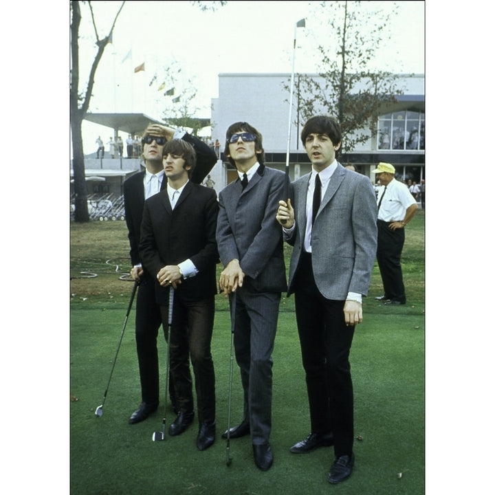 The Beatles on a golf course Photo Print Image 1