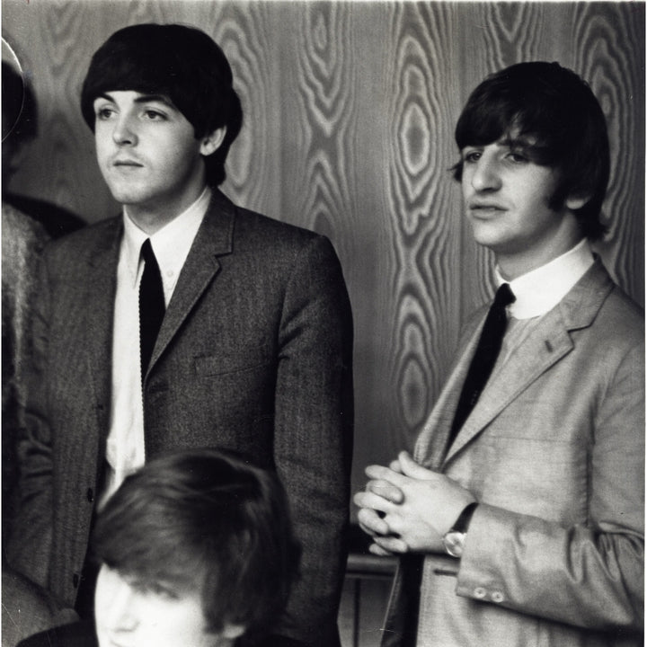 Paul McCartney and Ringo Starr wearing blazers Photo Print Image 2