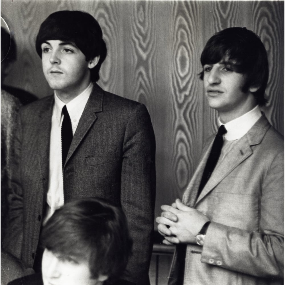 Paul McCartney and Ringo Starr wearing blazers Photo Print Image 1