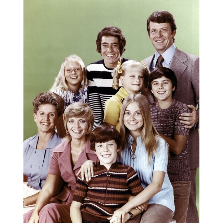 The Brady Bunch on Green Photo Print Image 2