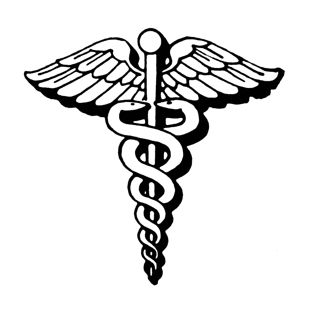 The Caduceus. Nan Insignia Modeled On Hermes Staff And Used As The Symbol Of The Medical Profession. Print by Image 1