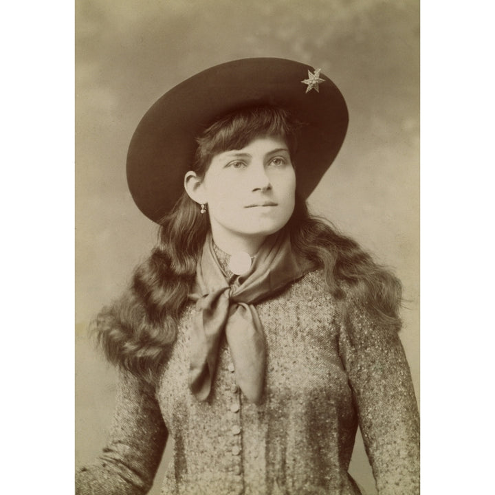 Annie Oakley . Namerican Markswoman Photograph C1890. Poster Print by Image 2