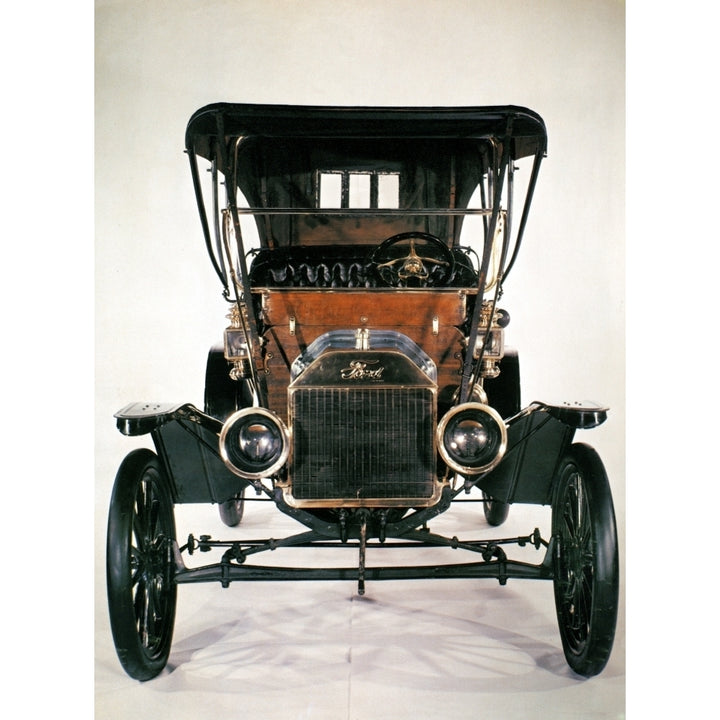 Model T Ford 1910. Nmodel T Ford With Brass Radiator Head Lamps And Fittings And A Cherrywood Dash 1910. Print by Image 2