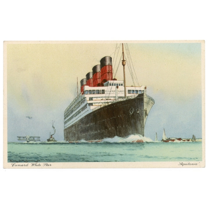 Aquitania In Full Steam Poster Print By Mary Evans Picture Library Image 1