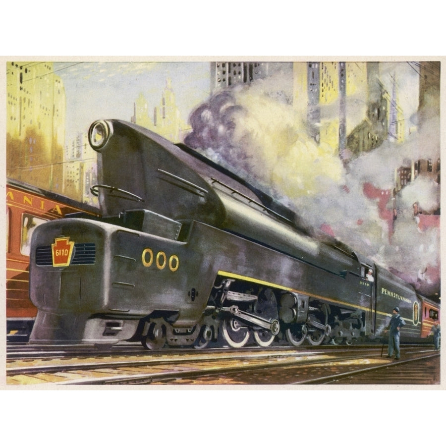 Pennsylvania Railroad Poster Print By Mary Evans Picture Library Image 1