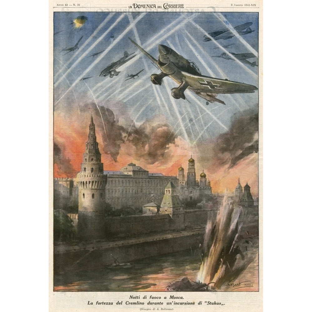 Stukas Bomb Moscow Poster Print By Mary Evans Picture Library Image 1