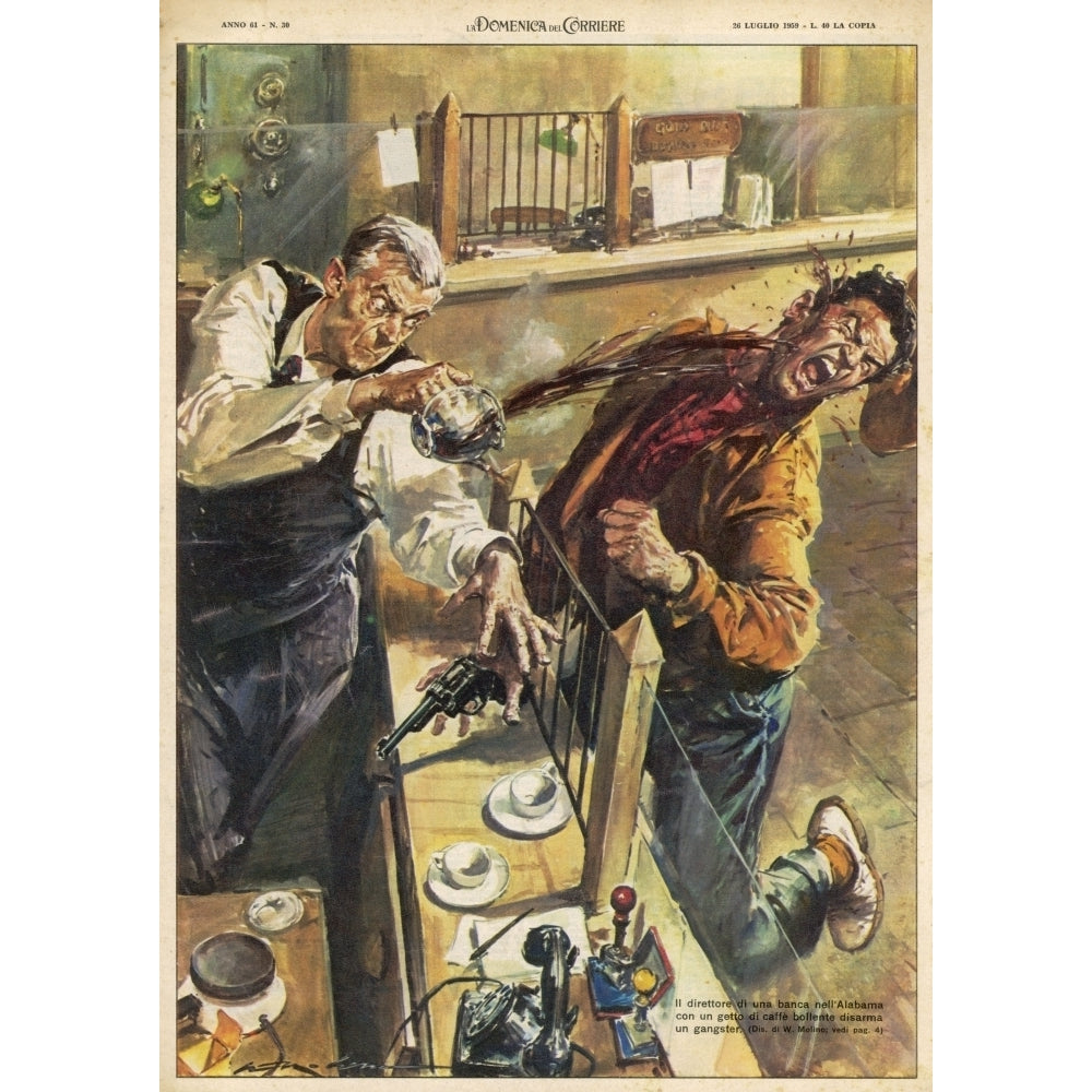 Attempted Bank Raid1959 Poster Print By Mary Evans Picture Library Image 2