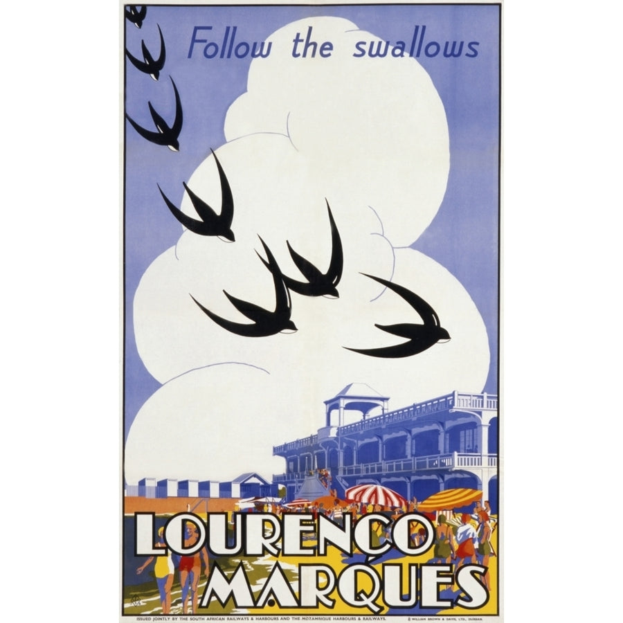 Poster Advertising Lourenco Marques Mozambique Print By Mary Evans Picture Libraryonslow Auctions Limited Image 1