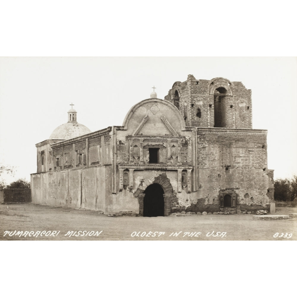 The Tumacacori Mission Arizona Usa Poster Print By Mary Evans Grenville Collins Postcard Collection Image 2