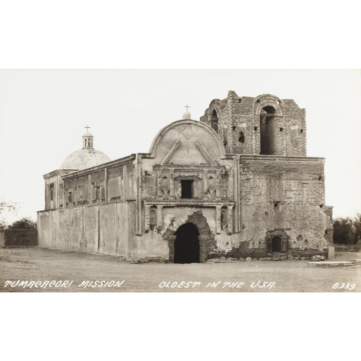 The Tumacacori Mission Arizona Usa Poster Print By Mary Evans Grenville Collins Postcard Collection Image 1