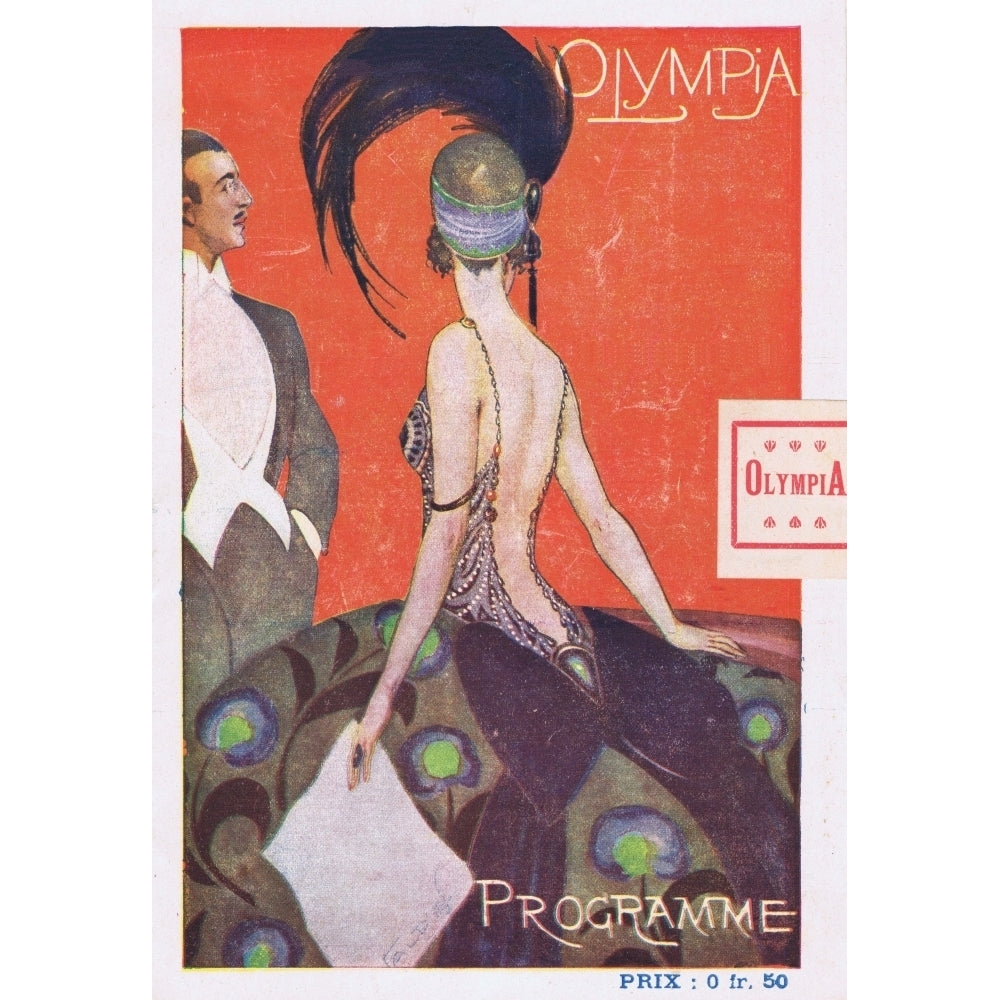 Programme Cover For Olympia Music Hall Paris 1921 Poster Print By Mary Evans Jazz Age Club Collection Image 1