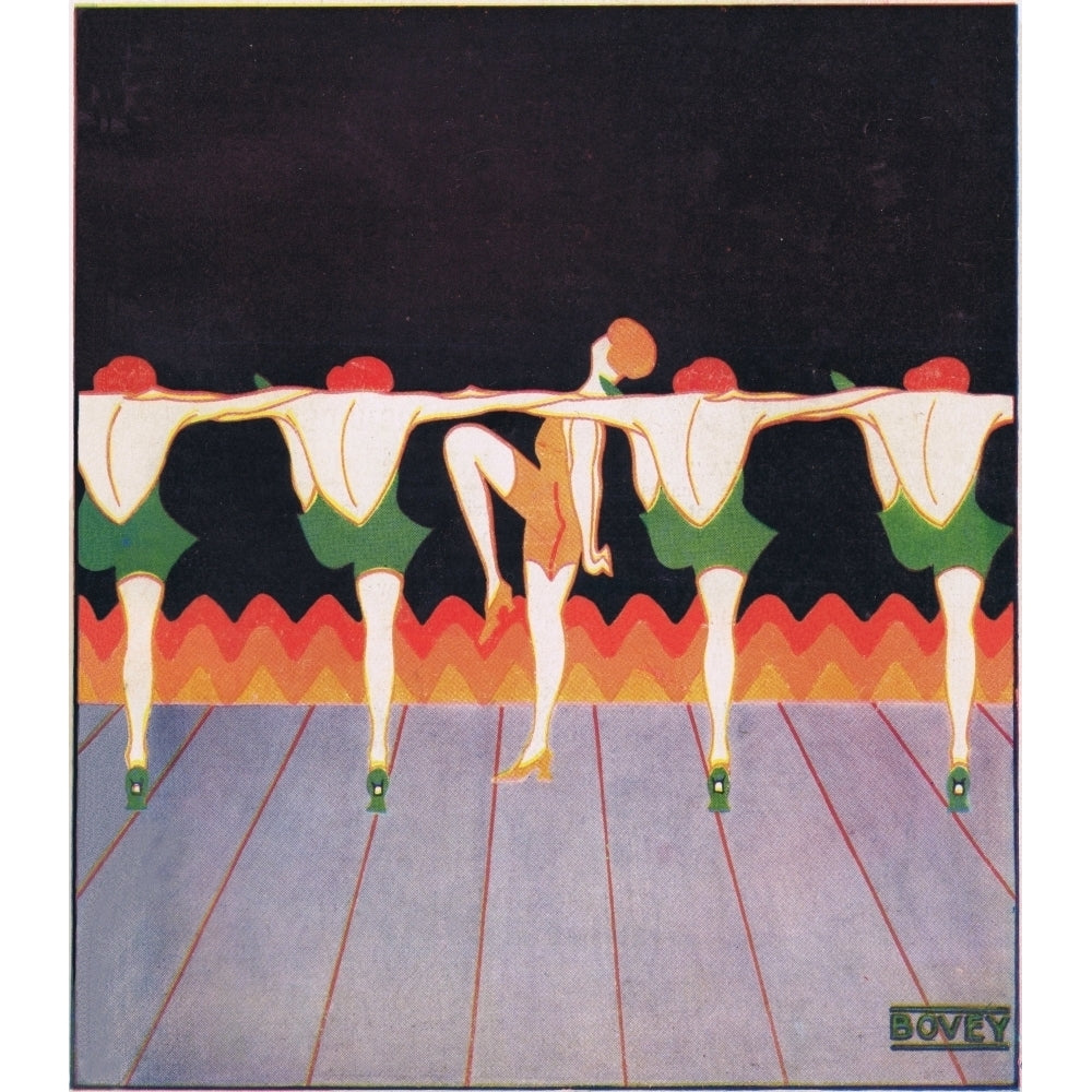 Art Deco Cover For Theatre World February 1925 Poster Print By Mary Evans Jazz Age Club Collection Image 2