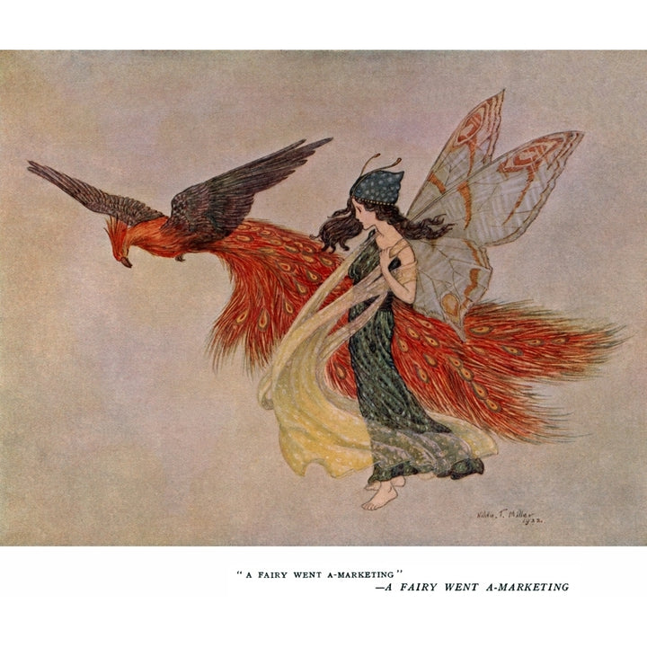 A Fairy Went A-Marketing Poster Print By Mary Evans Picture Librarypeter and Dawn Cope Collection Image 2