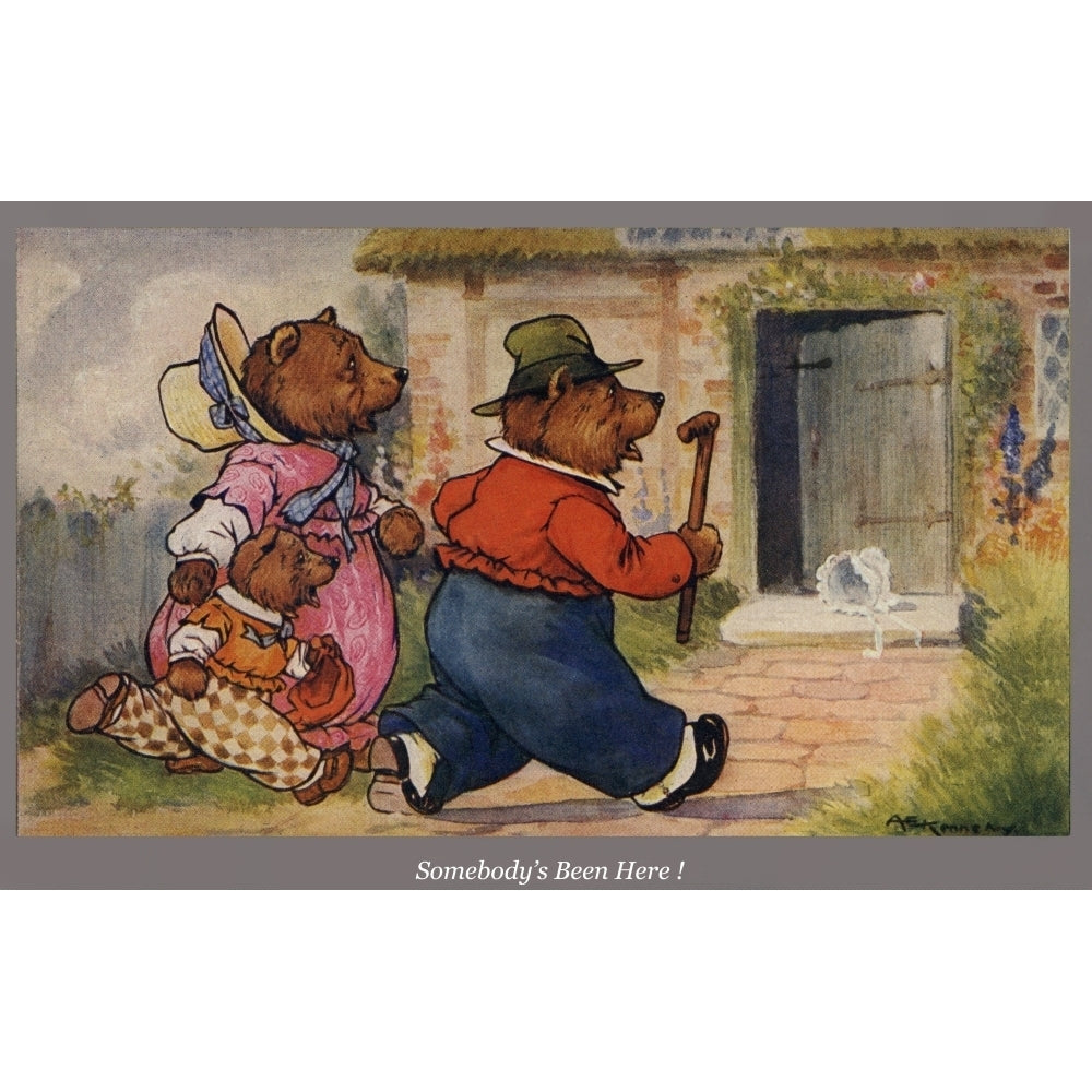 The Three Bears Poster Print By Mary Evans Picture Librarypeter and Dawn Cope Collection Image 1