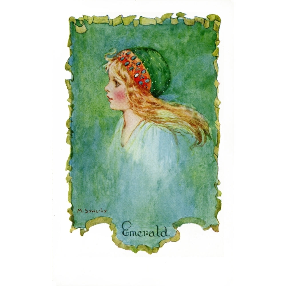 Emerald By Millicent Sowerby Poster Print By Mary Evans Picture Librarypeter and Dawn Cope Collection Image 2