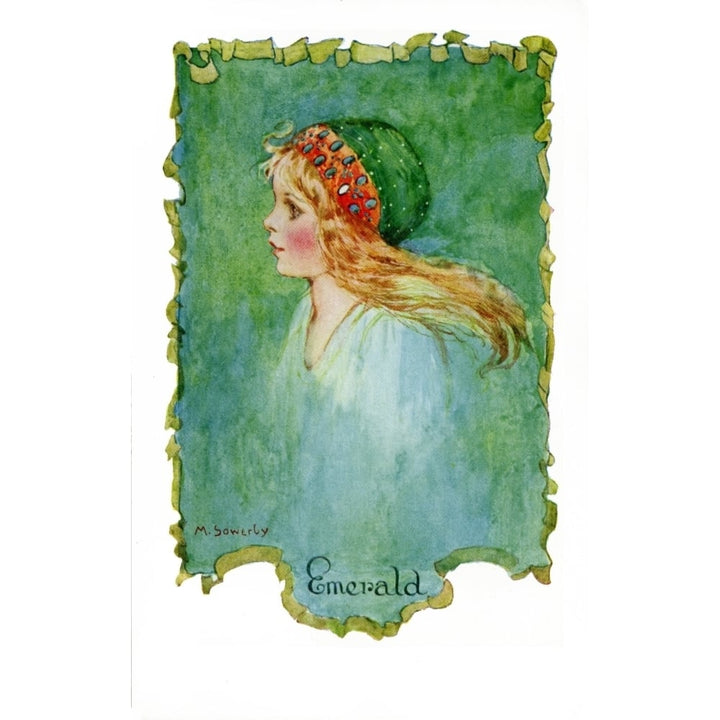 Emerald By Millicent Sowerby Poster Print By Mary Evans Picture Librarypeter and Dawn Cope Collection Image 1