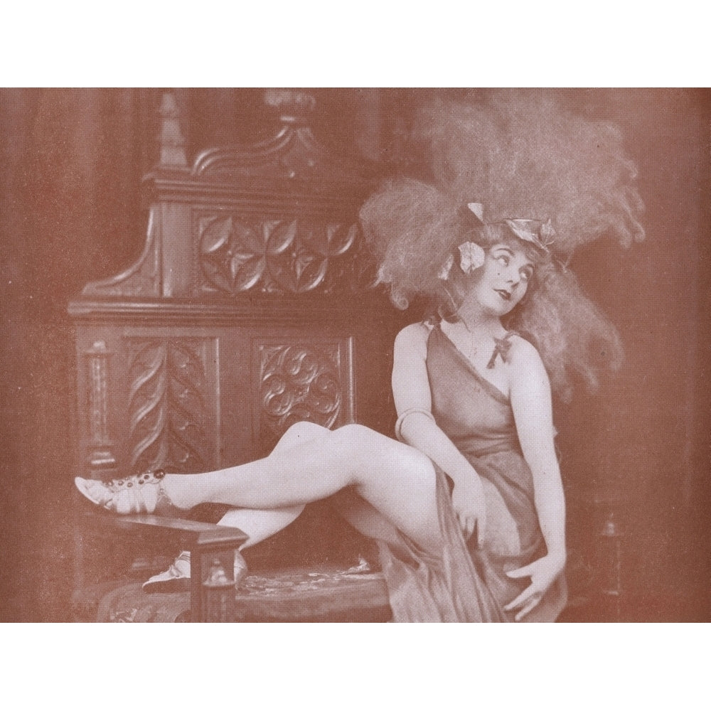 Mlle Spinelly From The Vaudeville Paris Poster Print By Mary Evans Jazz Age Club Collection Image 2